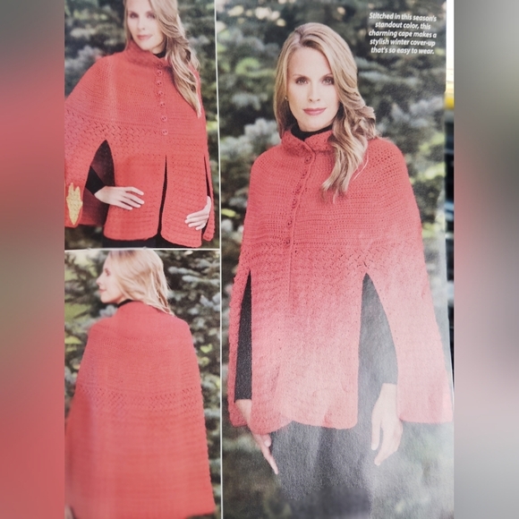 Vintage rochet World Magazine December 2012 Alpaca Afghan - Picture 5 of 10